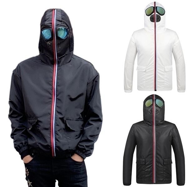 zip up jacket men motorcycle hooded with glasses windbreaker women jackets big size 4xl thin summer spring autumn korean clothes 201128, Black;brown
zip up jacket men motorcycle hooded with glasses windbreaker women jackets big size 4xl thin summer spring autumn korean clothes 201128, Black;brown
