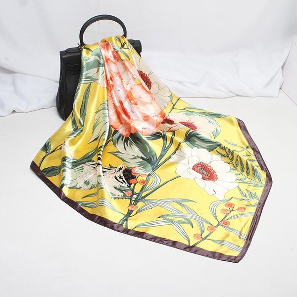 fashion floral print kerchief silk satin hair scarf for women bandana head bag scarfs female 70cm square neck scarves for ladies, Blue;gray
fashion floral print kerchief silk satin hair scarf for women bandana head bag scarfs female 70cm square neck scarves for ladies, Blue;gray