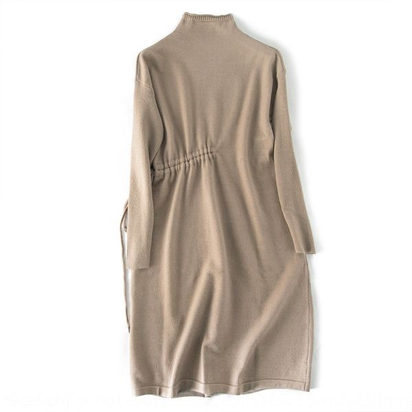 must mend single autumn winter drawstring waist solid color long dress mid long skirt half high collar wool knitted dress women's skirt, Black;gray
must mend single autumn winter drawstring waist solid color long dress mid long skirt half high collar wool knitted dress women's skirt, Black;gray