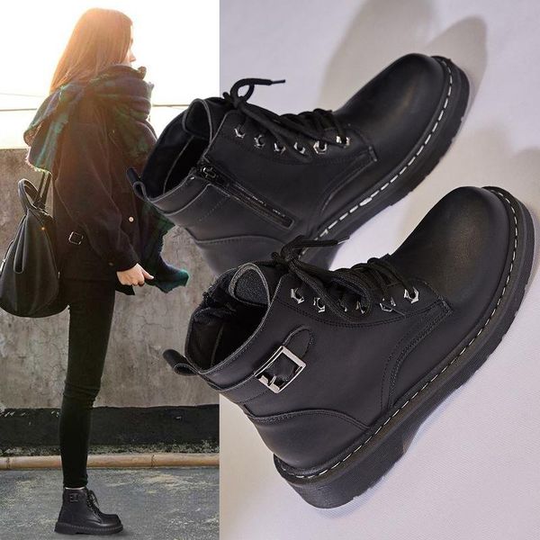 winter boots lady brand women's shoes booties ladies zipper round toe boots-women 2020 fashion rubber ankle med autumn, Black
winter boots lady brand women's shoes booties ladies zipper round toe boots-women 2020 fashion rubber ankle med autumn, Black