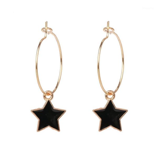 distinctive vintage small hanging black stars hoop earrings for women simple ear piercing huggie earrings bohemia bijoux brincos1, Golden
distinctive vintage small hanging black stars hoop earrings for women simple ear piercing huggie earrings bohemia bijoux brincos1, Golden