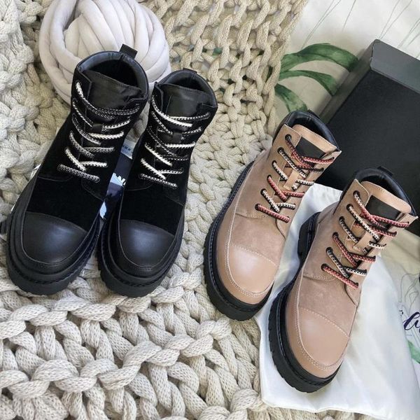winter shoes women mid calf lace up women boots genuine leather platform boots round toe zapatos de mujer, Black
winter shoes women mid calf lace up women boots genuine leather platform boots round toe zapatos de mujer, Black