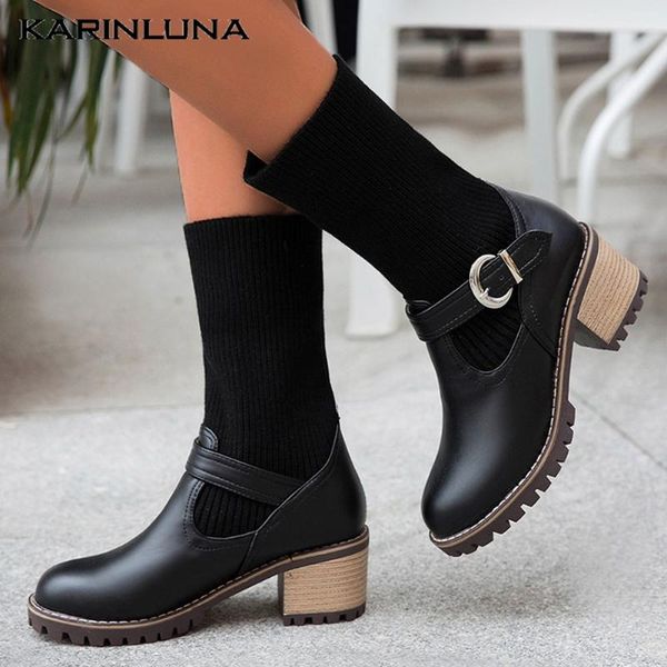 boots karin large size 43 fashion 2021 square heels autumn winter woman shoes knitting mid-calf, Black
boots karin large size 43 fashion 2021 square heels autumn winter woman shoes knitting mid-calf, Black