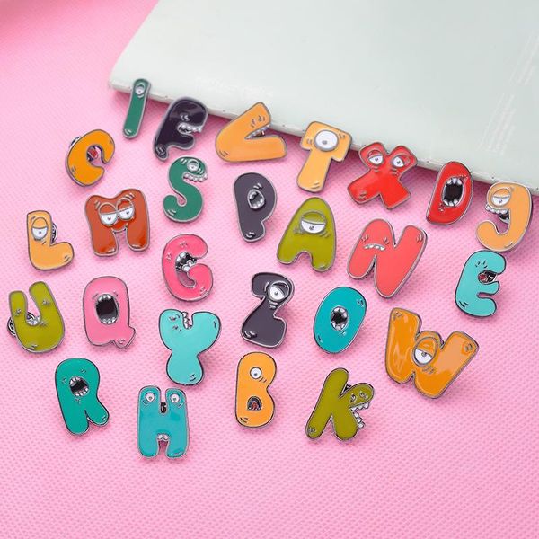 cute funny and cute fun cartoon 26 english pinyin letter brooch personality xiao zhan style pin corsage ornament, Gray
cute funny and cute fun cartoon 26 english pinyin letter brooch personality xiao zhan style pin corsage ornament, Gray