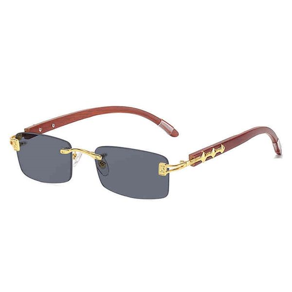 73% off factory sale new style kajia box men's frameless wood leg sunglasses women's ocean film cross star glasses, White;black
73% off factory sale new style kajia box men's frameless wood leg sunglasses women's ocean film cross star glasses, White;black