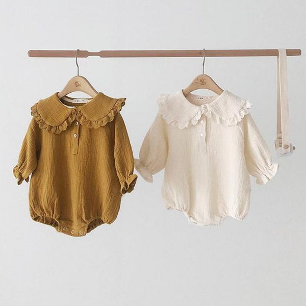 2021 new spring autumn clothing infant newborn girls bodysuit cotton clothes outfit ruffle collar baby jumpsuit playsuit ut77, Blue
2021 new spring autumn clothing infant newborn girls bodysuit cotton clothes outfit ruffle collar baby jumpsuit playsuit ut77, Blue