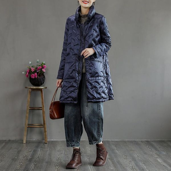 new white duck down stand collar down jacket women 2020 mid-length fashion design sense zipper jacket female, Black
new white duck down stand collar down jacket women 2020 mid-length fashion design sense zipper jacket female, Black