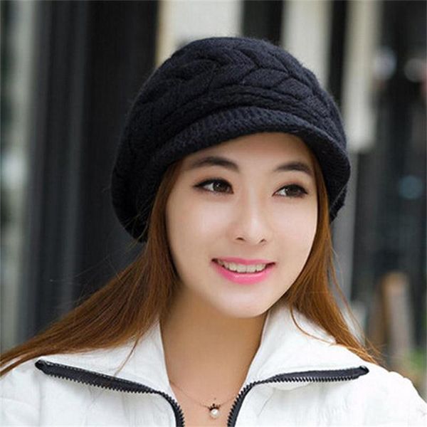 women's hats winter warm knitted hat rabbit hair double layer plus velvet cap visor beanies for women casual gorras wmtirq yyysports, Black;white
women's hats winter warm knitted hat rabbit hair double layer plus velvet cap visor beanies for women casual gorras wmtirq yyysports, Black;white