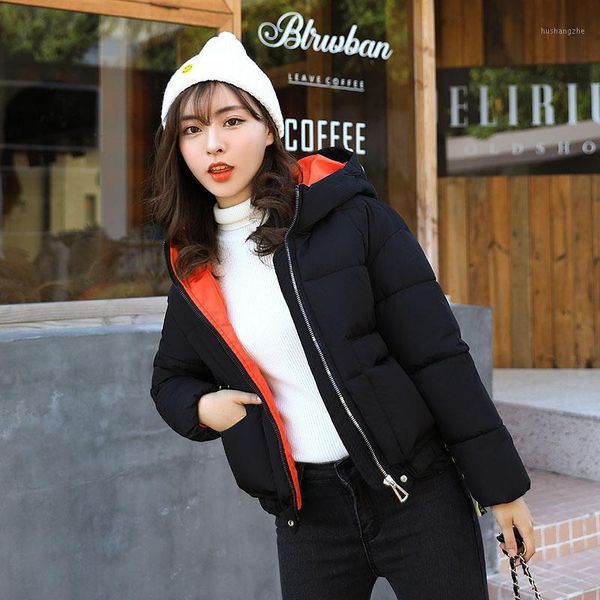 women new fashion ribbons contrast color parka coat winter jacket letter embroidery short hooded parka1, Black
women new fashion ribbons contrast color parka coat winter jacket letter embroidery short hooded parka1, Black