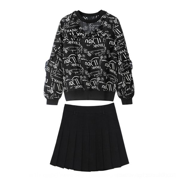 j5zjc elegant graceful fashion casual suit women's 2020 dress new korean flounced aline two-piece aline skirt autumn skirt cw8og set, Gray
j5zjc elegant graceful fashion casual suit women's 2020 dress new korean flounced aline two-piece aline skirt autumn skirt cw8og set, Gray