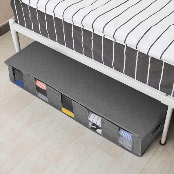 foldable fabric storage bag, water resistant,zippered lids,under bed deep storage bin for storing clothes, blankets, shoes
foldable fabric storage bag, water resistant,zippered lids,under bed deep storage bin for storing clothes, blankets, shoes