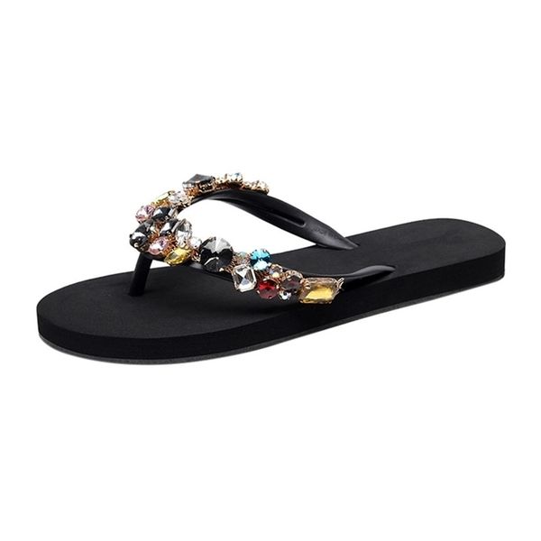 sagace summer new slippers beach crystal bohemian style shoes women ladies fashion women flat casual luxury flip flops y200423, Black
sagace summer new slippers beach crystal bohemian style shoes women ladies fashion women flat casual luxury flip flops y200423, Black