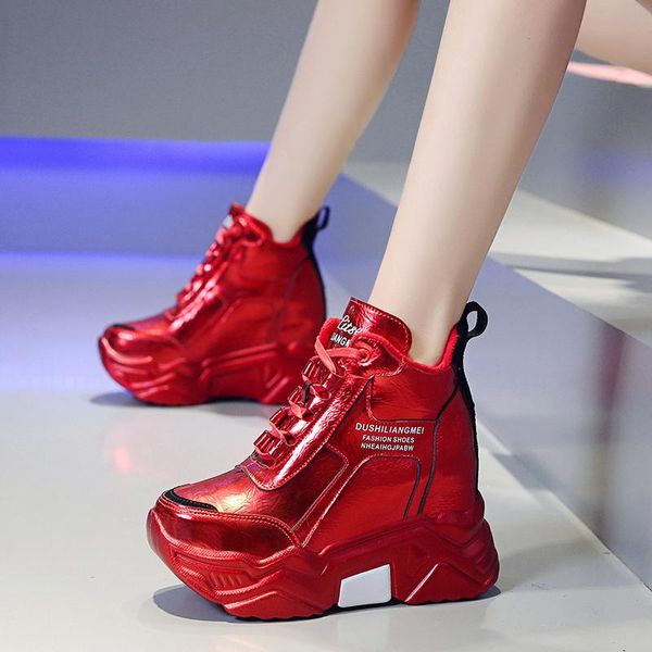 women boots snow warm winter sneakers pu metal silver boots botas ladies height increasing 10cm platform mujer, Black
women boots snow warm winter sneakers pu metal silver boots botas ladies height increasing 10cm platform mujer, Black