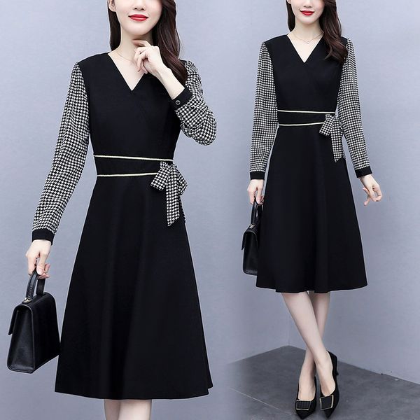 womens designer plus size in fat houndstooth swallow gird casual party ladies work dressed 9ght, Black;gray
womens designer plus size in fat houndstooth swallow gird casual party ladies work dressed 9ght, Black;gray