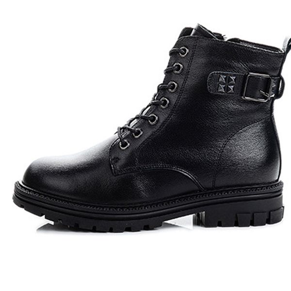 2020 new fashion autumn winter woman martin boots rivet leather british high-boots thick bottom casual shoes y1221, Black
2020 new fashion autumn winter woman martin boots rivet leather british high-boots thick bottom casual shoes y1221, Black