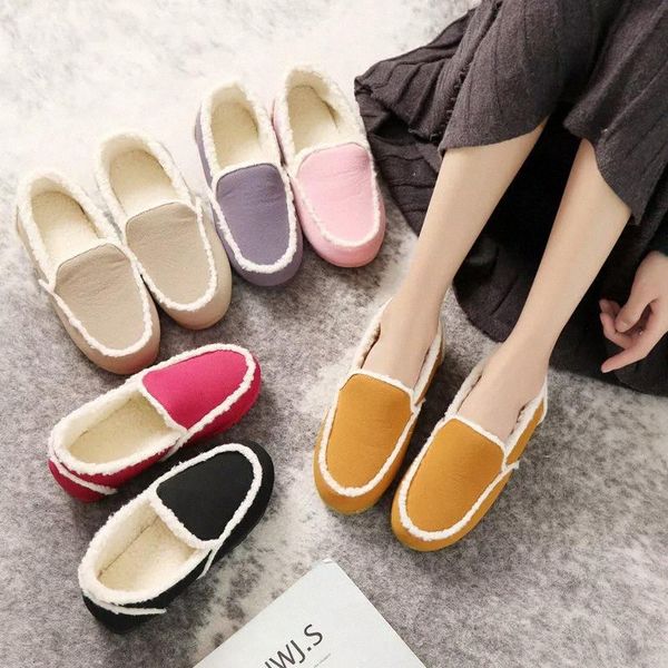 2020 winter new plus velvet peas shoes female warm slippers loafers slip on celebrity two cotton wild plush lazy shoes #f163
2020 winter new plus velvet peas shoes female warm slippers loafers slip on celebrity two cotton wild plush lazy shoes #f163