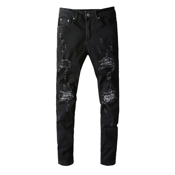 2021 mens designer jeans distressed ripped biker slim fit motorcycle denim for men s fashion jean mans pants pour hommes #666, Blue
2021 mens designer jeans distressed ripped biker slim fit motorcycle denim for men s fashion jean mans pants pour hommes #666, Blue
