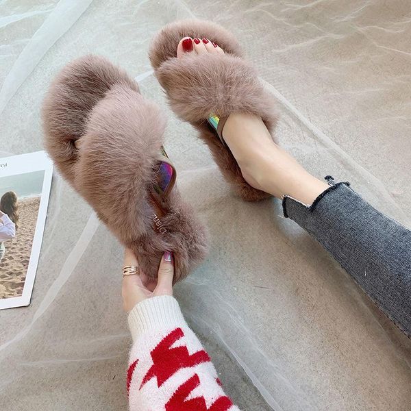 rainbow candy color real fur home slippers designer furry fluffy luxury flat shoes women winter soft indoor house slides, Black
rainbow candy color real fur home slippers designer furry fluffy luxury flat shoes women winter soft indoor house slides, Black