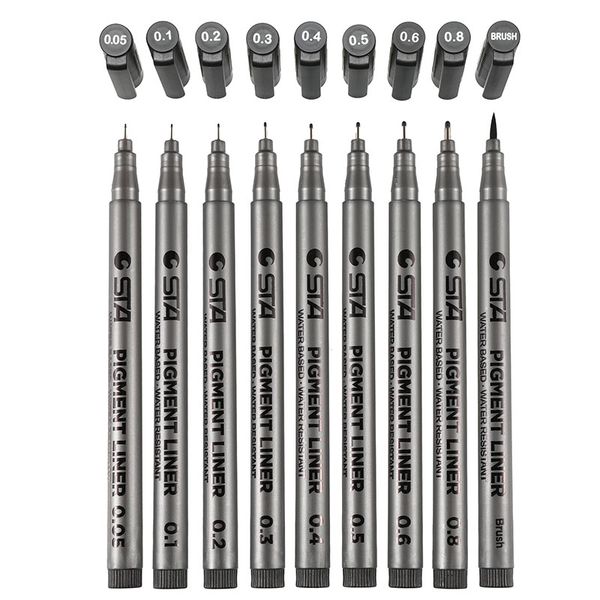 fineliner sta waterproof marker pens water based art fineliner drawing painting school office stationery supplie 04301
fineliner sta waterproof marker pens water based art fineliner drawing painting school office stationery supplie 04301