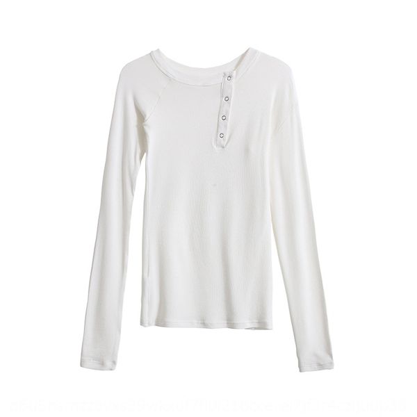 19 new korean version of simple solid color design oblique collar women's thread long sleeve t-shirt t-shirt with bottom jbv0s, White
19 new korean version of simple solid color design oblique collar women's thread long sleeve t-shirt t-shirt with bottom jbv0s, White