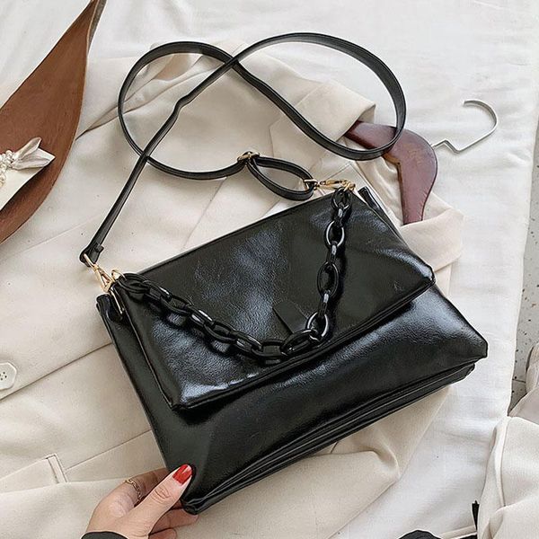 solid color large chain tote bag 2020 new pu leather women's designer handbags high capacity shoulder crossbody bag
solid color large chain tote bag 2020 new pu leather women's designer handbags high capacity shoulder crossbody bag