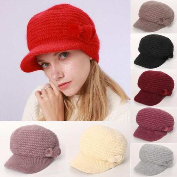 women ladies beret beanie hat winter knitted crochet slouchy knit baggy ski cap lady solid berets, Blue;gray
women ladies beret beanie hat winter knitted crochet slouchy knit baggy ski cap lady solid berets, Blue;gray