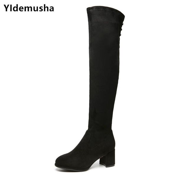 2020 новая осень зима flock кожа женщин над коленом boots узелок sexy высокие каблуки осени женская обувь зима женщин boots, Black
2020 новая осень зима flock кожа женщин над коленом boots узелок sexy высокие каблуки осени женская обувь зима женщин boots, Black