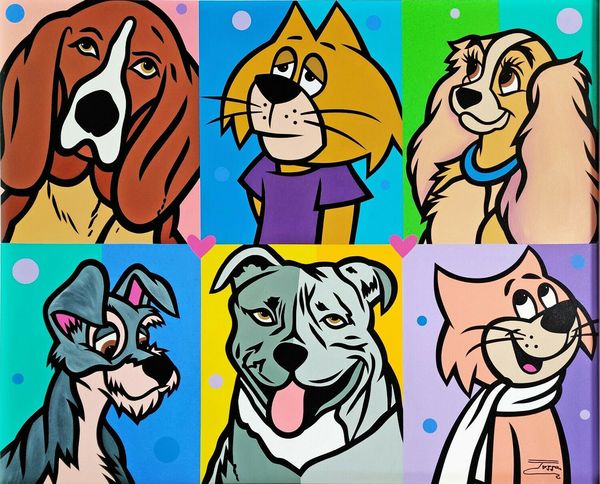 artworks "lady and the tramp" 2015 home decor handcrafts /hd print oil painting on canvas wall art canvas pictures 210115
artworks "lady and the tramp" 2015 home decor handcrafts /hd print oil painting on canvas wall art canvas pictures 210115