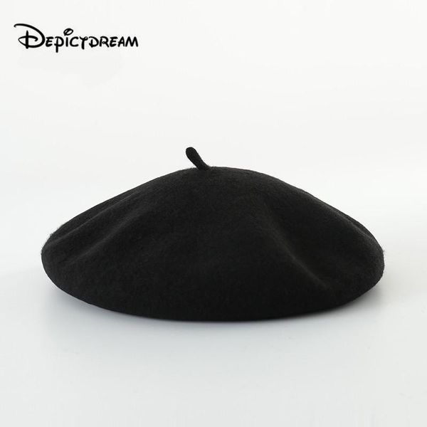 berets style spring 100% wool letter embroidery warm winter women beret artist beanie cap for sweet girl gift autumn hats, Blue;gray
berets style spring 100% wool letter embroidery warm winter women beret artist beanie cap for sweet girl gift autumn hats, Blue;gray