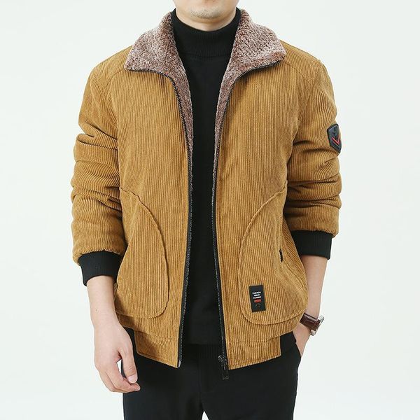 9919 corduroy winter cotton-padded clothes collar leisure coat big yards short men with velvet jackets old winter jacket1, Black
9919 corduroy winter cotton-padded clothes collar leisure coat big yards short men with velvet jackets old winter jacket1, Black