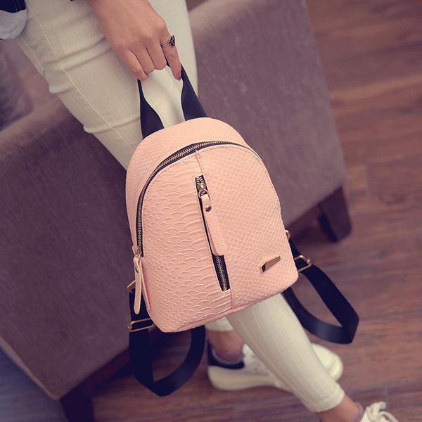 2020 korean version of the new women's bag small backpack casual vertical zipper crocodile pattern travel bag mini school
2020 korean version of the new women's bag small backpack casual vertical zipper crocodile pattern travel bag mini school