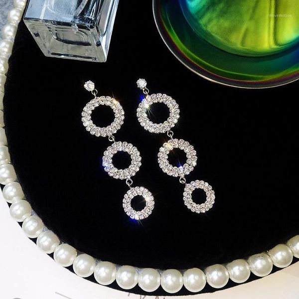 trendy zirconia women's bling bling earrings simple delicate round circle party earrings for female fashion jewelry gift1, Golden;silver
trendy zirconia women's bling bling earrings simple delicate round circle party earrings for female fashion jewelry gift1, Golden;silver