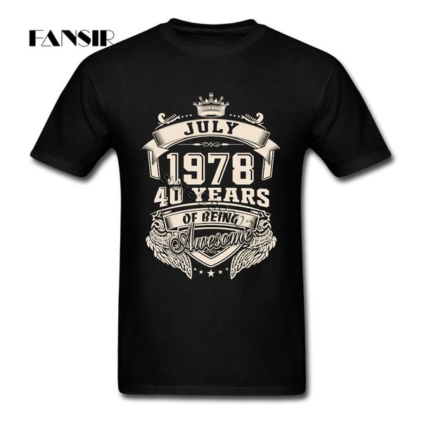 спорт xs-3xl родился в июле 1978 40 лет будучи высокий лето t-shirt мужчины мальчик с коротким рукавом crewneck хлопок мужчины футболку кома
спорт xs-3xl родился в июле 1978 40 лет будучи высокий лето t-shirt мужчины мальчик с коротким рукавом crewneck хлопок мужчины футболку кома