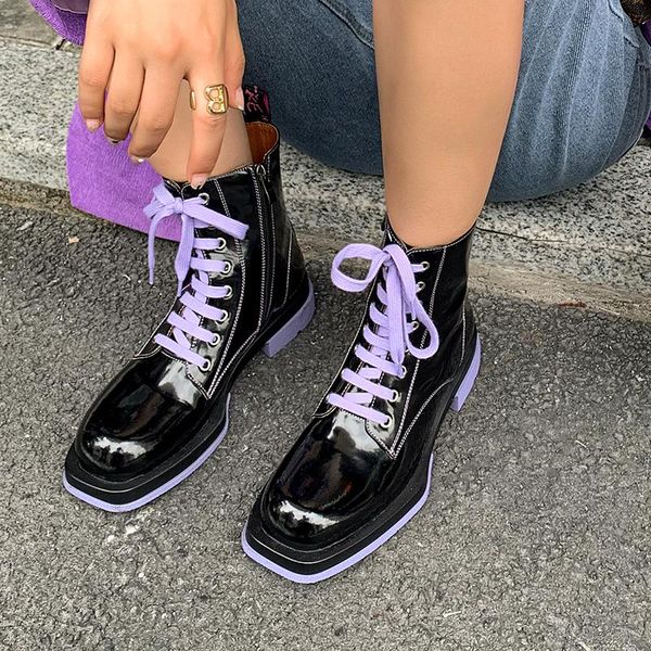 boots dilalula 2021 women ankle autumn and winter shoes fashion cool lace-up genuine leather ladies short, Black
boots dilalula 2021 women ankle autumn and winter shoes fashion cool lace-up genuine leather ladies short, Black