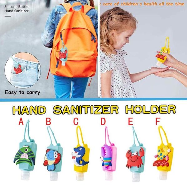 cartoon marine life silicone bottle keychain hand washing gel dispensing cases keychain hand sanitizer portable 30ml, Silver
cartoon marine life silicone bottle keychain hand washing gel dispensing cases keychain hand sanitizer portable 30ml, Silver