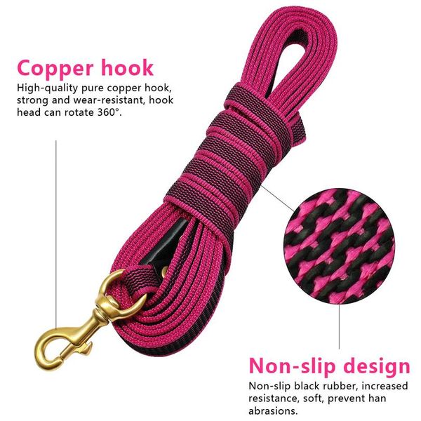 long dog leash nylon non-slip dog tracking lead leash for medium large dogs walking trainin sqcxqv
long dog leash nylon non-slip dog tracking lead leash for medium large dogs walking trainin sqcxqv