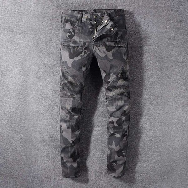 european and american fashion mens jeans hip hop pants stylist jeans distressed ripped biker jean slim fit motorcycle hip hop brand trousers, Blue
european and american fashion mens jeans hip hop pants stylist jeans distressed ripped biker jean slim fit motorcycle hip hop brand trousers, Blue