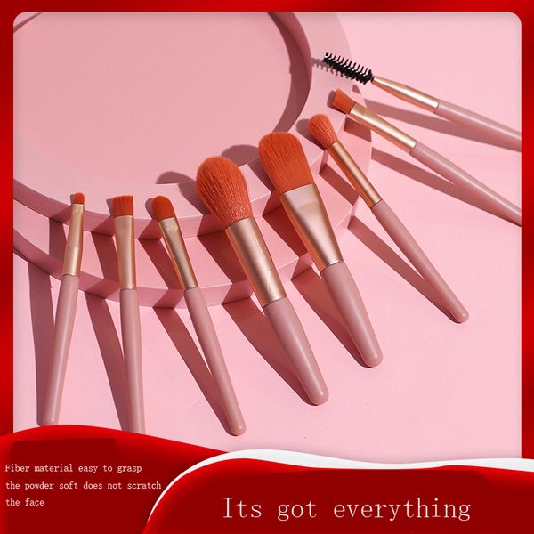 makeup brush with 8 eye brush tools for eye shadow, blush, eyebrows, makeup, soft hair, mini portable eye makeup accessories
makeup brush with 8 eye brush tools for eye shadow, blush, eyebrows, makeup, soft hair, mini portable eye makeup accessories