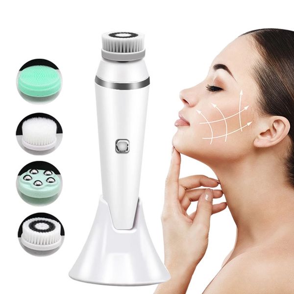 4 in 1 electric face deep cleansing brush rechargeable sonic face cleaner deep pore cleaning skin massager face cleansing brush
4 in 1 electric face deep cleansing brush rechargeable sonic face cleaner deep pore cleaning skin massager face cleansing brush