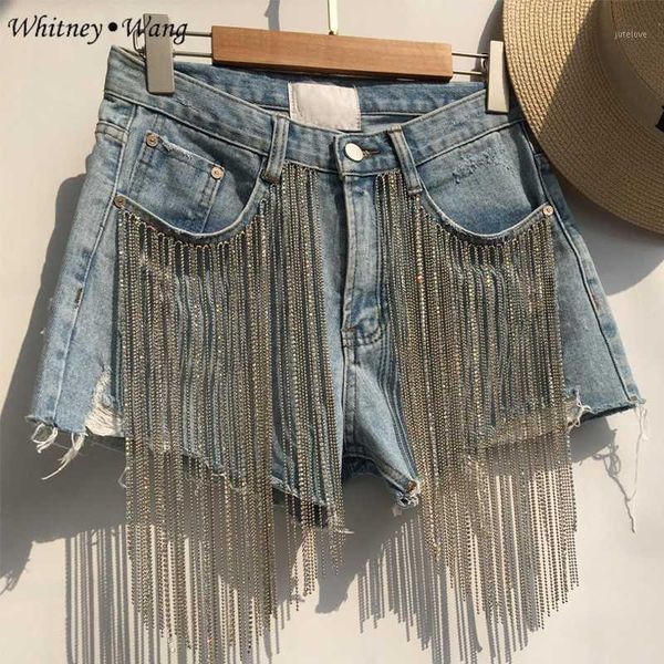 whitney wang shorts 2020 summer fashion streetwear beading chains diamonds tassel denim shorts women jeans plus size 5xl1, Blue
whitney wang shorts 2020 summer fashion streetwear beading chains diamonds tassel denim shorts women jeans plus size 5xl1, Blue