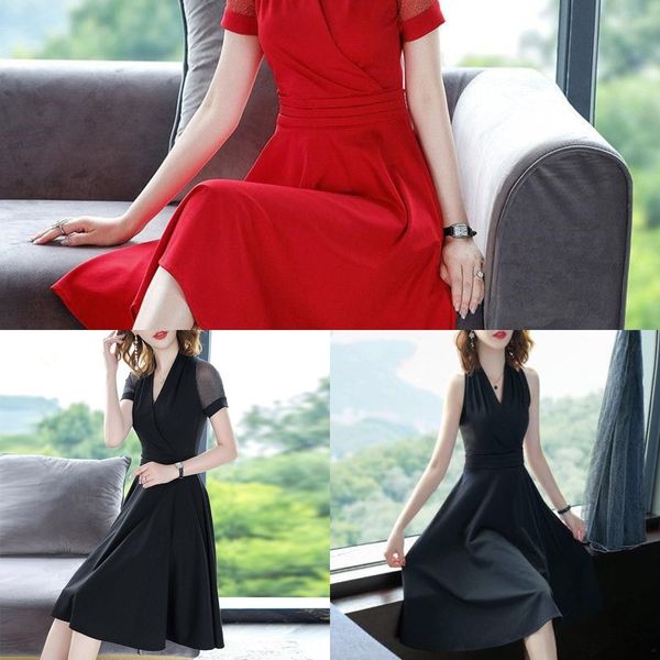 9jxuj cphwu hollow new v-neck fashion waist dress summer short sleeve mid long solid color versatile women's dress 2020, Black;gray
9jxuj cphwu hollow new v-neck fashion waist dress summer short sleeve mid long solid color versatile women's dress 2020, Black;gray