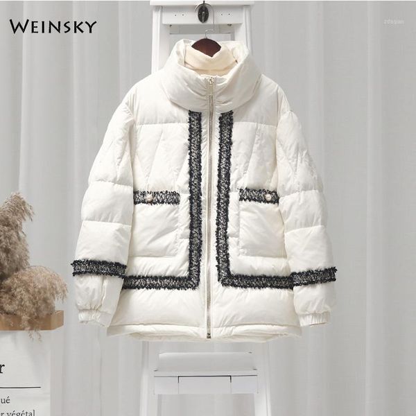 women's down & parkas women vintage style thick jacket white duck short winter warm coats female outwear1, Black
women's down & parkas women vintage style thick jacket white duck short winter warm coats female outwear1, Black