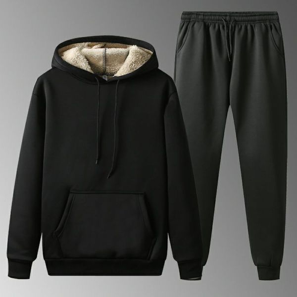 2020 winter new men's cashmere fashion leisure warm sports two piece suit, Gray
2020 winter new men's cashmere fashion leisure warm sports two piece suit, Gray