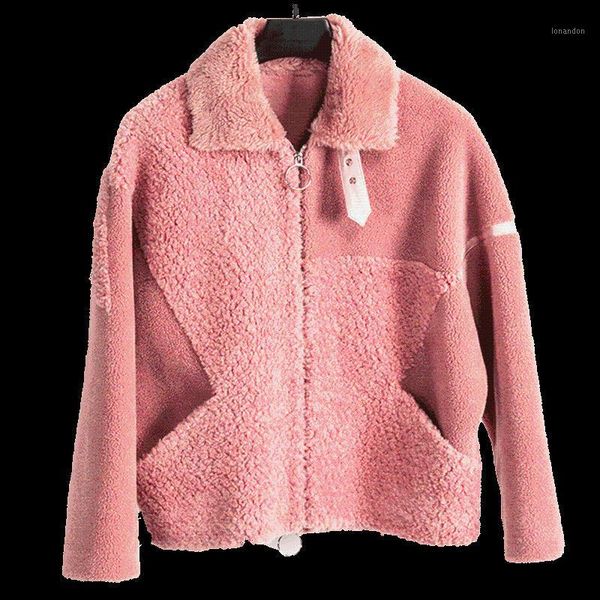 women's fur & faux coat real autumn winter women clothes 2021 100% wool jacket korean sheep shearing manteau femme 8010 yy18361, Black
women's fur & faux coat real autumn winter women clothes 2021 100% wool jacket korean sheep shearing manteau femme 8010 yy18361, Black