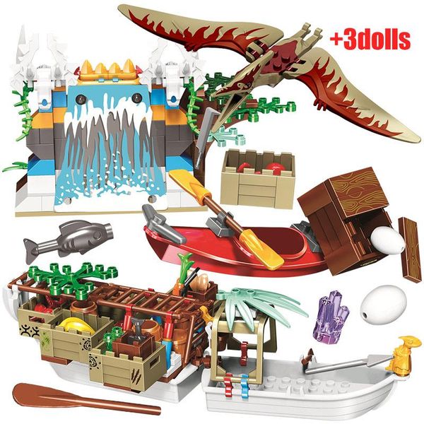 272pcs jurassic tribe supply ship model building blocks jurassic world dinosaur pterosauria figures bricks toys for boys yxlhxn ly_bags
272pcs jurassic tribe supply ship model building blocks jurassic world dinosaur pterosauria figures bricks toys for boys yxlhxn ly_bags