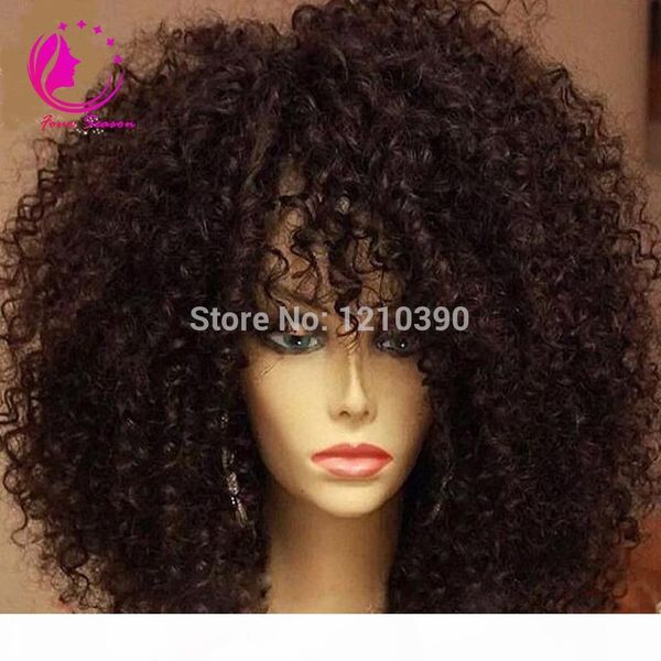 brazilian virgin kinky curly u part wig human hair upart wig for black women with combs and strap 150 density ship, Black;brown
brazilian virgin kinky curly u part wig human hair upart wig for black women with combs and strap 150 density ship, Black;brown