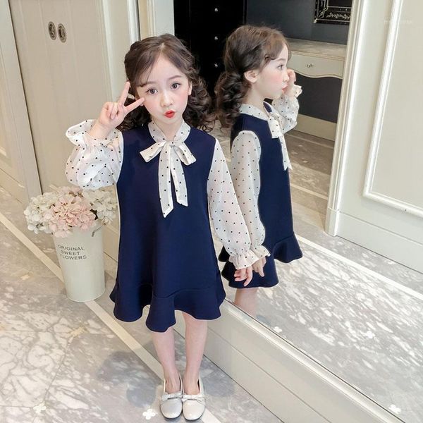 2020 spring and autumn new girl polka dot bow dress slim fashion korean dress long-sleeved wedding party birthday1, Red;yellow
2020 spring and autumn new girl polka dot bow dress slim fashion korean dress long-sleeved wedding party birthday1, Red;yellow