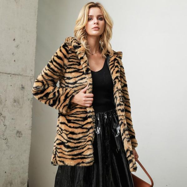 autumn winter women leopard faux fur coat outwear cardigan loose hooded pocket thicken warm elegant coat outerwear overcoats, Black;brown
autumn winter women leopard faux fur coat outwear cardigan loose hooded pocket thicken warm elegant coat outerwear overcoats, Black;brown