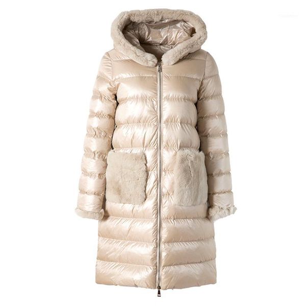 2020 new real fur coat 90% white duck down jacket female warm long down parka long sleeve zipper coat snow outwear1, Black
2020 new real fur coat 90% white duck down jacket female warm long down parka long sleeve zipper coat snow outwear1, Black