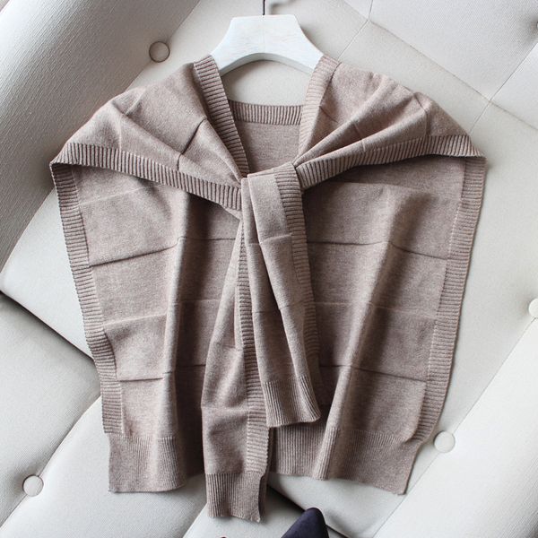 autumn winter knitted shawl skirt in summer korean version with shoulder shirt, women's versatile neck protection scarf and, Blue;gray
autumn winter knitted shawl skirt in summer korean version with shoulder shirt, women's versatile neck protection scarf and, Blue;gray